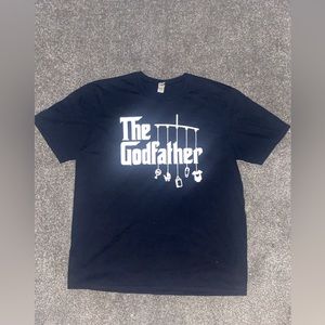 “The Godfather” For A Baby Spelled Out Tee (Size LARGE)